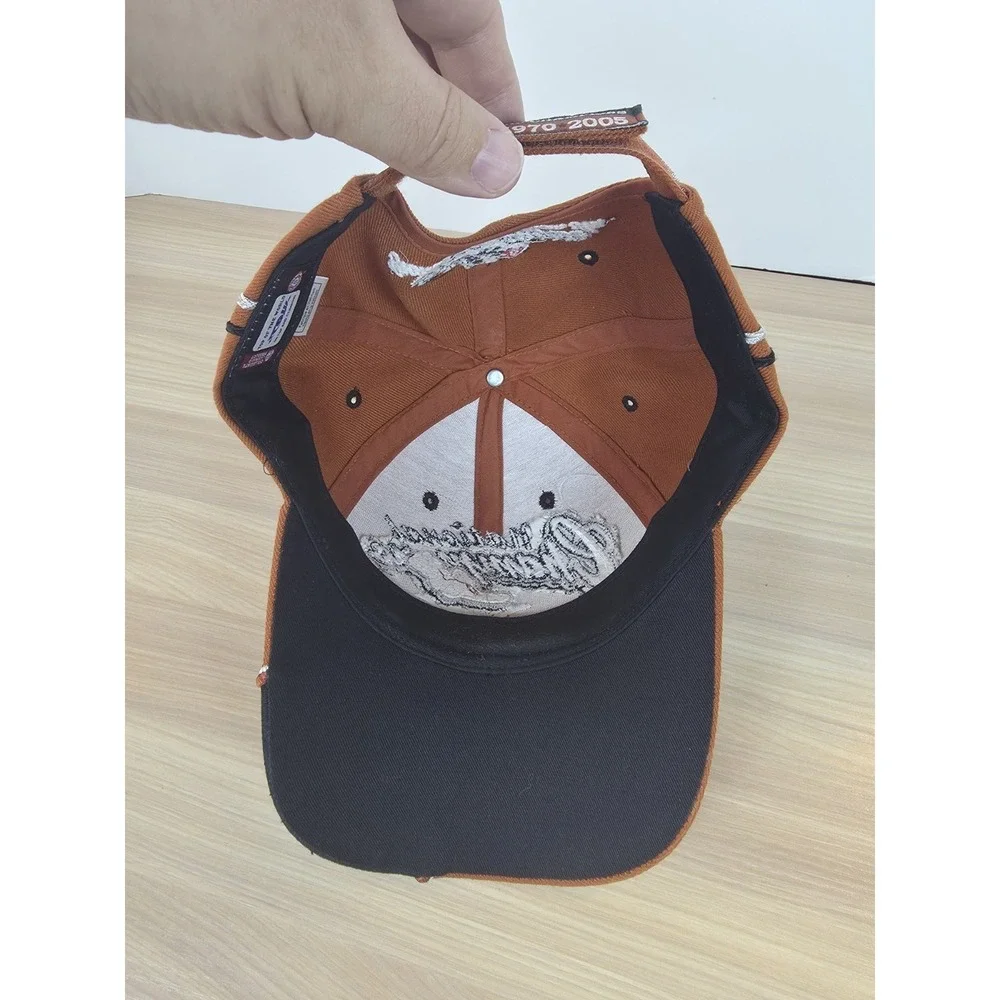 UT Texas Longhorns National Champions 2005 Hat One‎ Size Fits All Orange - Picture 7 of 8